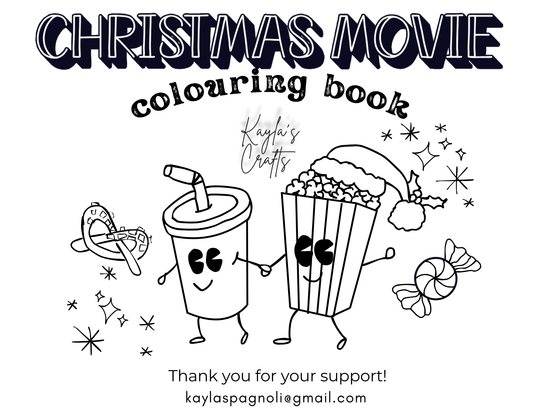 Christmas Movie Colouring Fun with Kayla’s Crafts